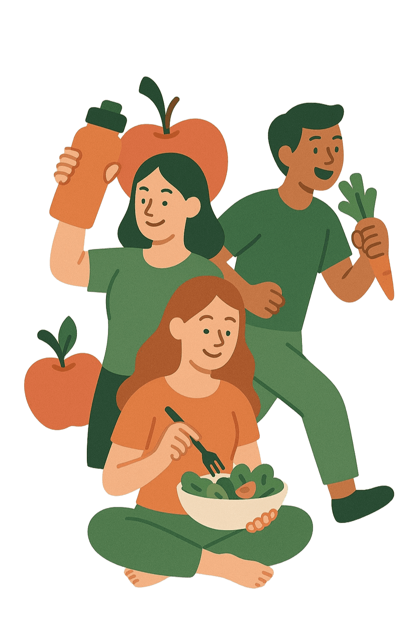 Imagem cartoon de comida
